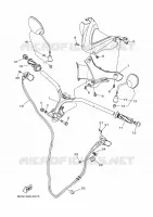 GUIDON ET CABLES pour Yamaha TRICITY 2024