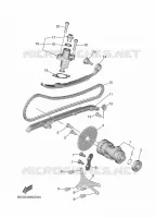 ARBRE A CAMES / CHAINE DE DISTRIBUTION pour Yamaha TRICITY 2024