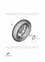 ROUE ARRIERE pour Yamaha TRICITY 2024
