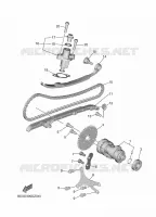 ARBRE A CAMES / CHAINE DE DISTRIBUTION pour Yamaha TRICITY 2024