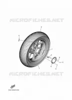 ROUE ARRIERE pour Yamaha TRICITY 2024