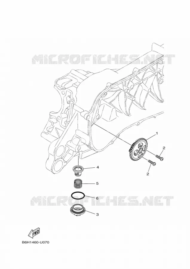 POMPE A HUILE Yamaha SCOOTER 155 2024 TRICITY  MWS155-A