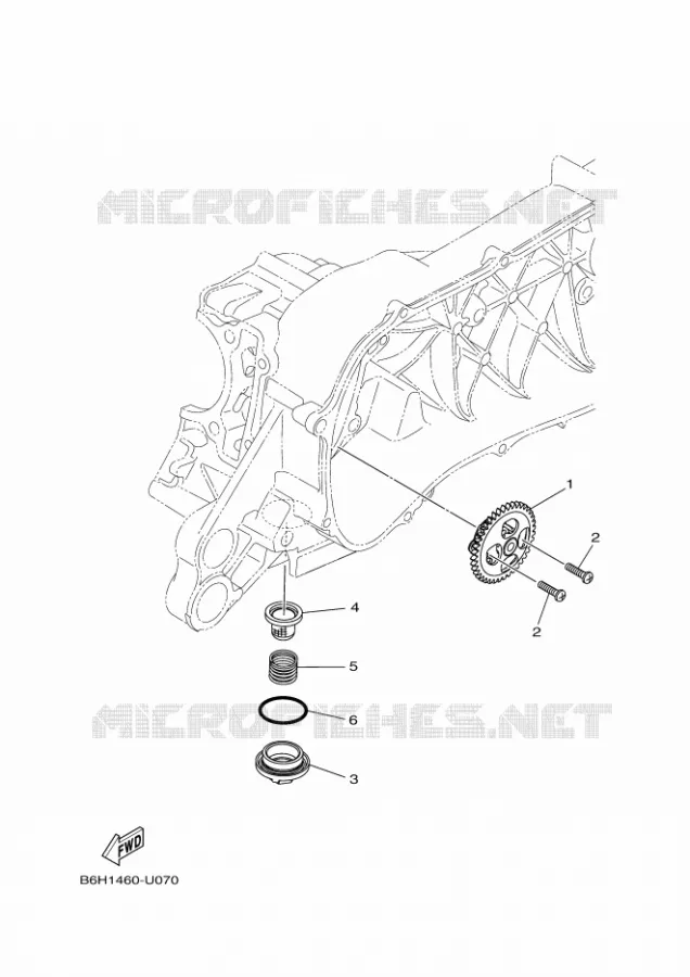 POMPE A HUILE Yamaha SCOOTER 155 2024 TRICITY  MWS155-A