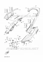 COUVERCLE LATERAL pour Yamaha XMAX 2024