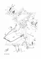 BEQUILLE / REPOSE PIEDS pour Yamaha XMAX 2024