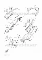 COUVERCLE LATERAL pour Yamaha XMAX 2024