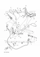 GUIDON ET CABLES pour Yamaha XMAX 2024