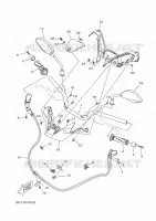 GUIDON ET CABLES pour Yamaha XMAX 2024