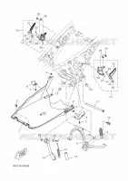 SUPPORT / REPOSE PIEDS pour Yamaha XMAX 2024