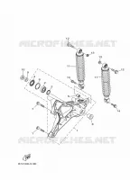 BRAS OSCILLANT / AMORTISSEUR pour Yamaha XMAX 2024