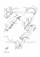 COUVERCLE LATERAL pour Yamaha XMAX 2024