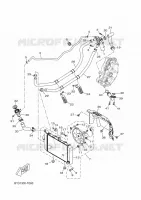 RADIATEUR / DURITES pour Yamaha XMAX 2024