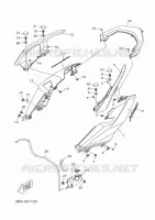 COUVERCLE LATERAL pour Yamaha XMAX 2024