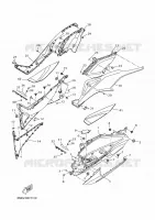 SUPPORT / REPOSE PIEDS 2 pour Yamaha XMAX 2024