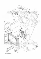 RADIATEUR / DURITES pour Yamaha KODIAK 2024