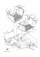 BEQUILLE / REPOSE PIEDS pour Yamaha KODIAK 2024