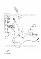 GUIDON ET CABLES pour Yamaha KODIAK 2024