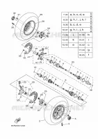 ROUE AVANT pour Yamaha KODIAK 2024