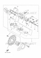 ETRIER DE FREIN AR pour Yamaha YFZ 2024