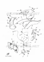 COUVERCLE LATERAL pour Yamaha YFZ 2024