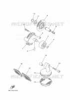 POMPE A HUILE pour Yamaha YFZ 2024
