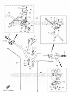 GUIDON ET CABLES pour Yamaha YFZ 2024