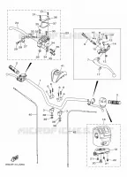 GUIDON ET CABLES pour Yamaha YFZ 2024