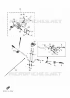 GUIDON ET CABLES pour Yamaha RAPTOR 2024