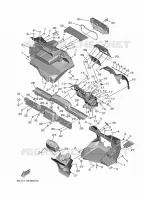 GARDE BOUE AVANT 1 pour Yamaha WOLVERINE 2024
