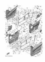 COUVERCLE LATERAL pour Yamaha WOLVERINE 2024