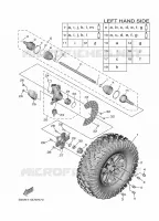 ROUE AVANT pour Yamaha WOLVERINE 2024