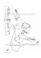 GUIDON ET CABLES pour Yamaha KODIAK 2024