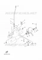 CARTER INFERIEUR ET TRANSMISSION 2 pour Yamaha 40 2018