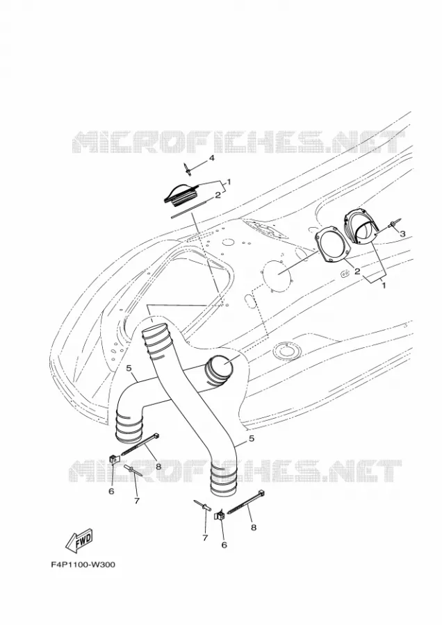 VENTILATION Yamaha WAVERUNNER 1900 2024 GP  GP1900A-A