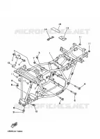 CADRE pour Yamaha TIMBERWOLF 1998