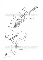 ECHAPPEMENT pour Yamaha TIMBERWOLF 1998