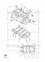 CARTER MOTEUR pour Yamaha VK 2021