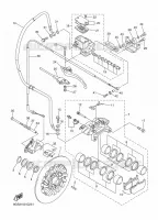 FREIN pour Yamaha VK 2021