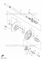 POULIE SECONDAIRE pour Yamaha VK 2021