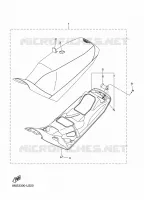 SELLE pour Yamaha SIDEWINDER 2021