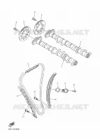 ARBRE A CAMES / CHAINE DE DISTRIBUTION pour Yamaha SRVIPER 2021