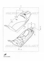 SELLE pour Yamaha SIDEWINDER 2021