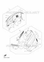 CARENAGE LATERAL  pour Yamaha MOUNTAIN 2022