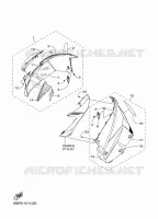 CARENAGE LATERAL  pour Yamaha SIDEWINDER 2023