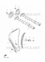 ARBRE A CAMES / CHAINE DE DISTRIBUTION pour Yamaha SIDEWINDER 2024