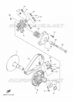 POULIE PRIMAIRE pour Yamaha SIDEWINDER 2024
