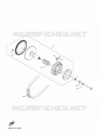 POULIE PRIMAIRE pour Yamaha TRANSPORTER 2024