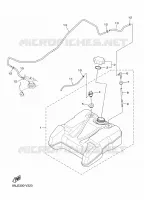RESERVOIR A ESSENCE 2 pour Yamaha SIDEWINDER 2024