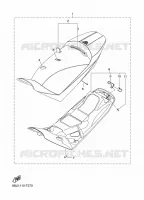 SELLE pour Yamaha SIDEWINDER 2024