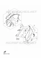 CARENAGE LATERAL  pour Yamaha SIDEWINDER 2024